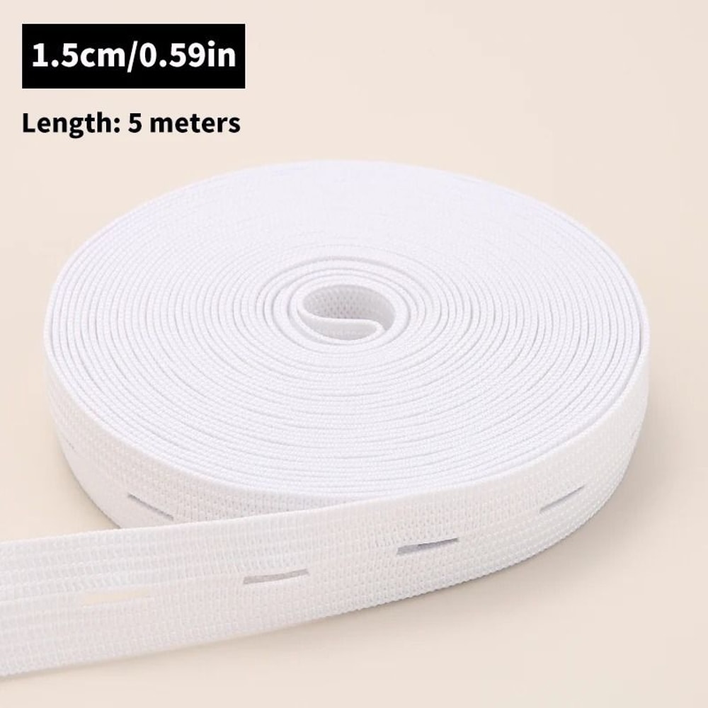 Industrial Standard 5m Button Hole Elastic Belt 12