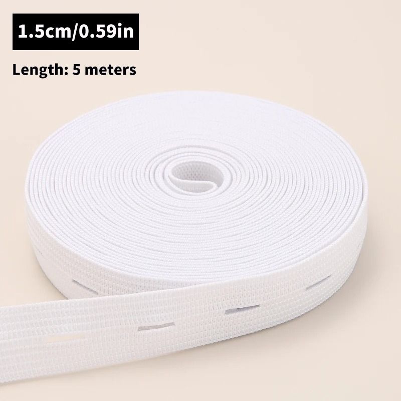 Industrial Standard 5m Button Hole Elastic Belt 12