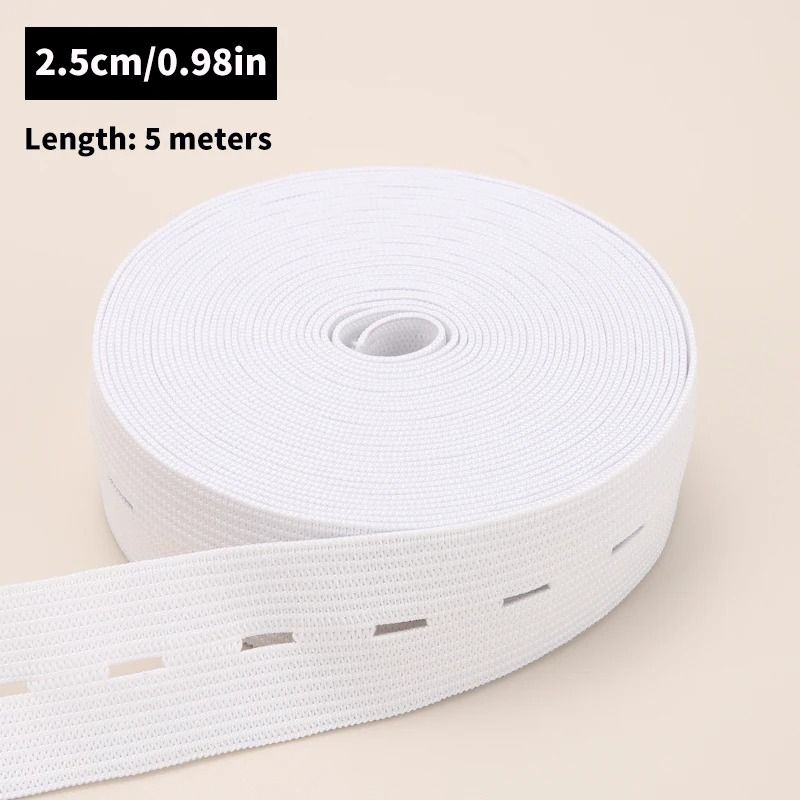 Industrial Standard 5m Button Hole Elastic Belt 6
