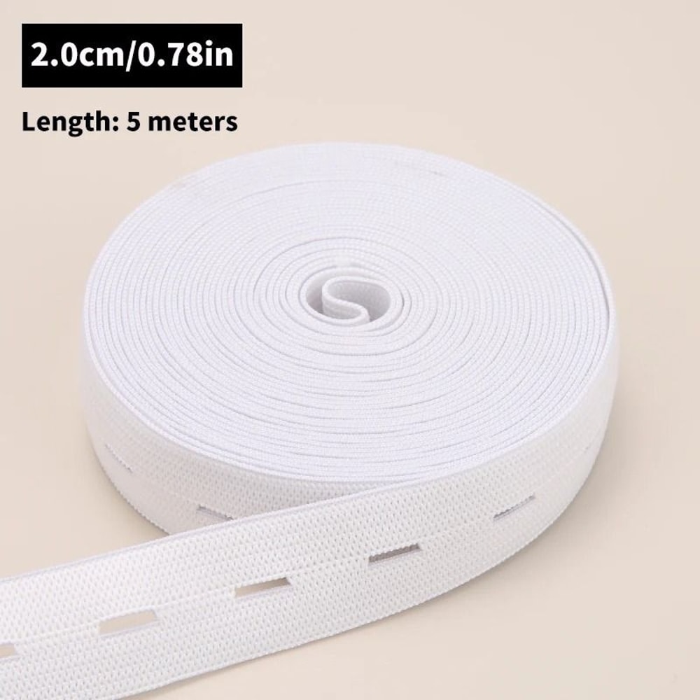 Industrial Standard 5m Button Hole Elastic Belt 7
