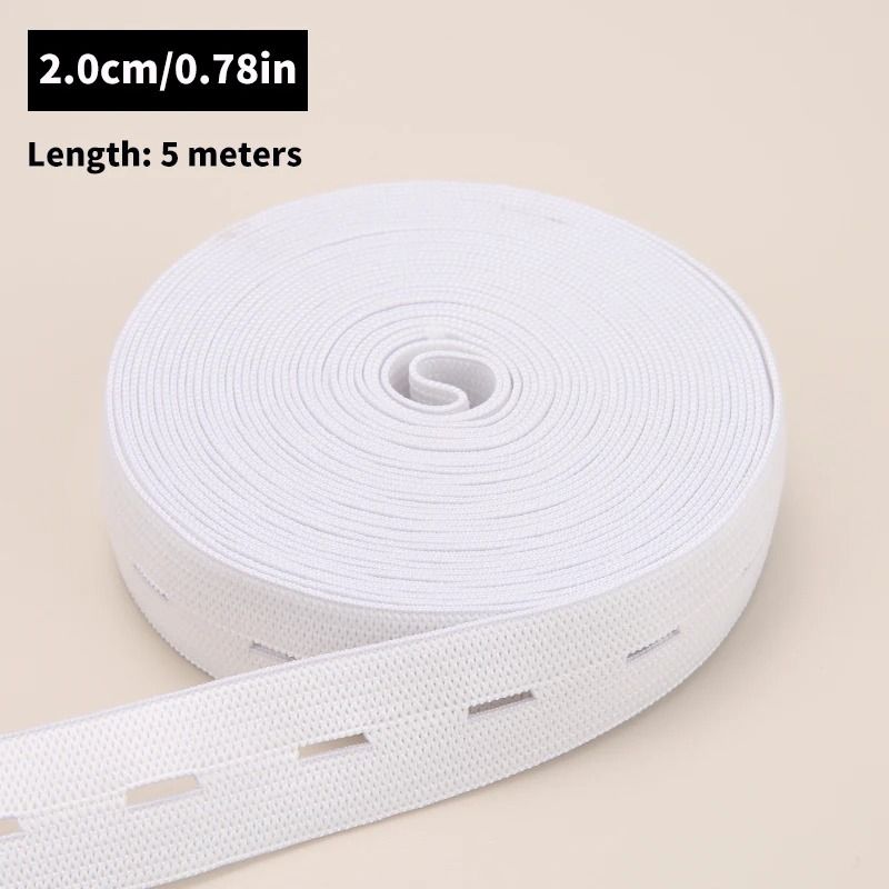Industrial Standard 5m Button Hole Elastic Belt 7