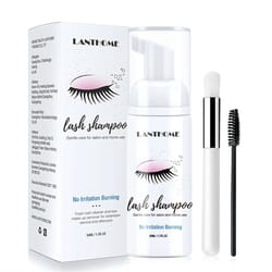 lanthome eyelash extension shampoo foam