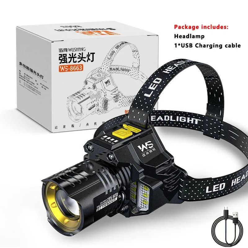 Industrial Standard Powerful Motion Sensor LED Headlamp 9