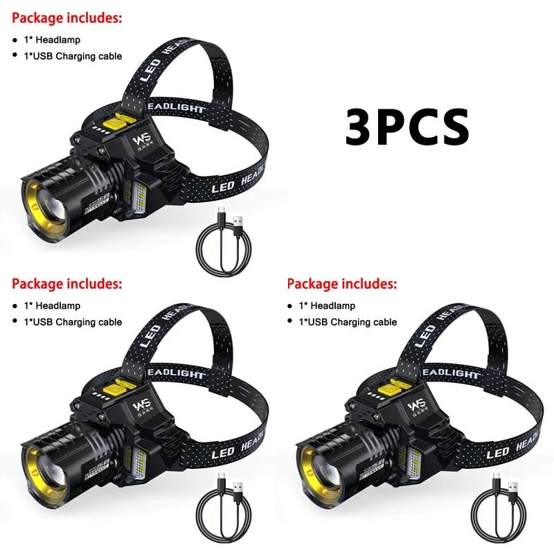 Industrial Standard Powerful Motion Sensor LED Headlamp 8