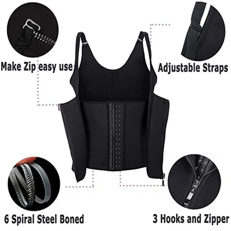 Sweat Waist Trainer Vest And Slimming Corset 1