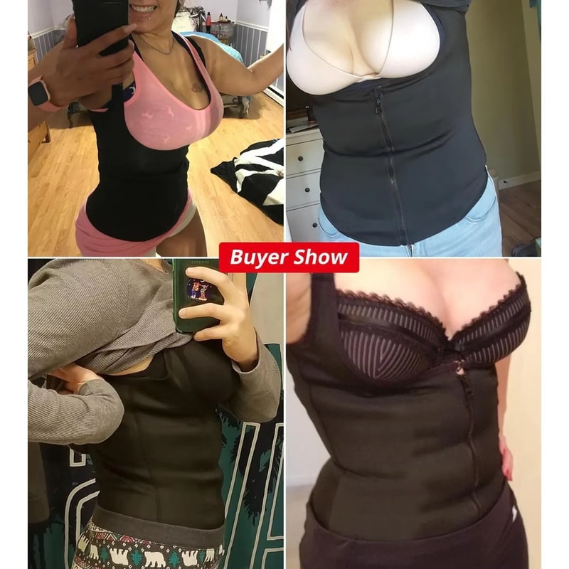 Sweat Waist Trainer Vest And Slimming Corset 4
