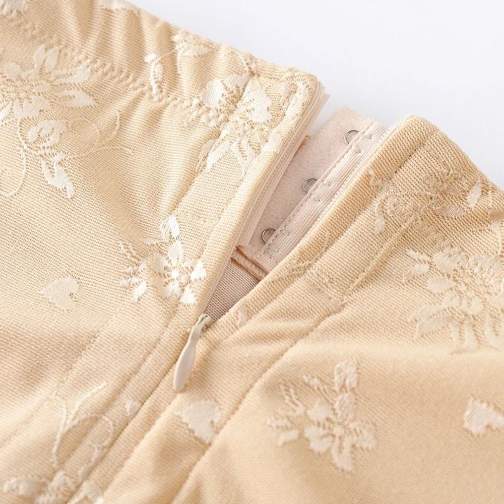 YBFDO Womens High Waist Trainer Zipper Shaper Panties 4