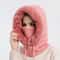 Winter Fur Cap And Mask Hooded Set 11
