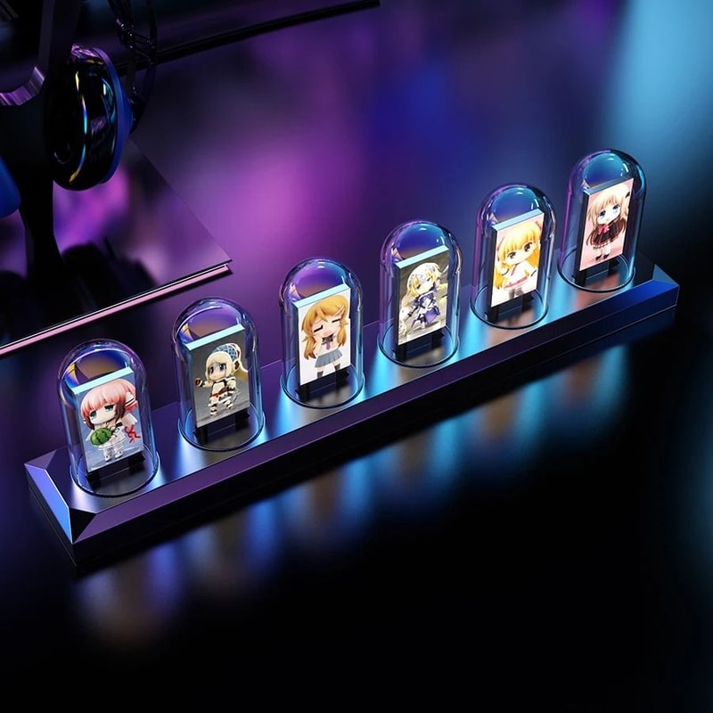 RGB Nixie Tube Analog Digital Clock 5