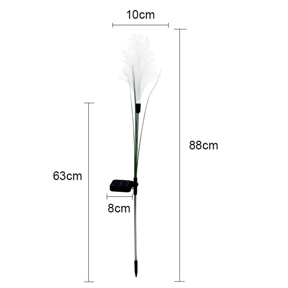 Solar Garden Reed Lamp Outdoor Landscape Light 5