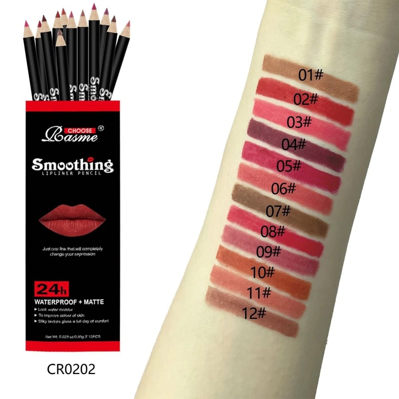 12Piece Professional Lip Liner And Matte Lipstick Set 6