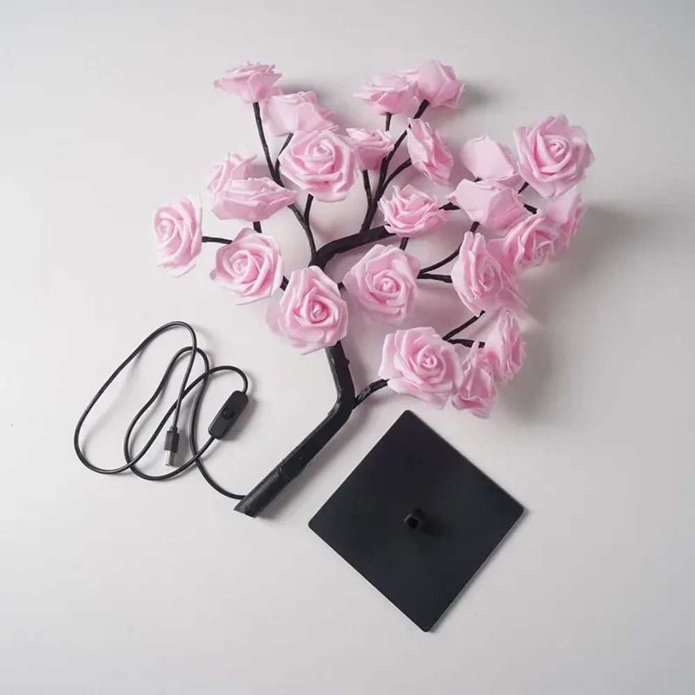 Rose Flower Tree LED Table Lamp 4