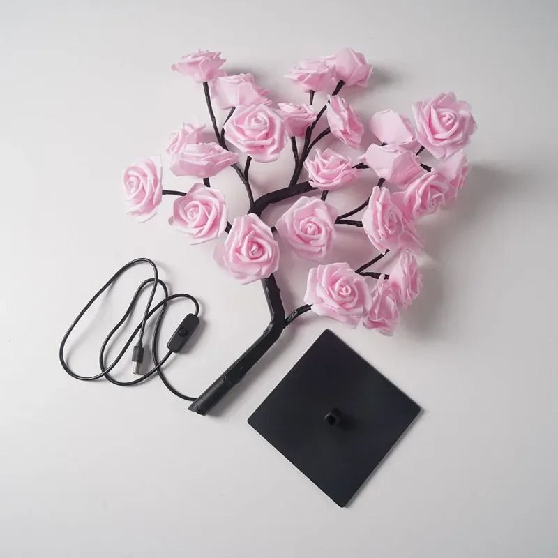 Rose Flower Tree LED Table Lamp 4