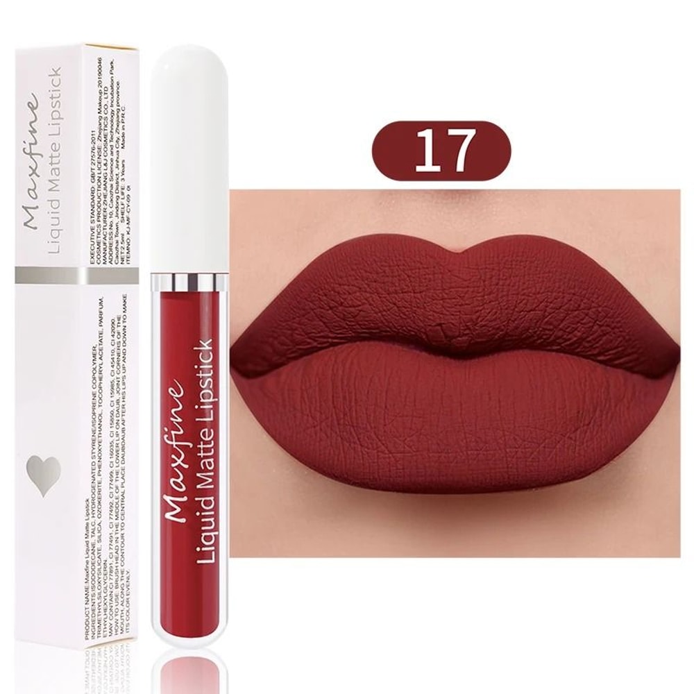 Matte Velvet Waterproof Lip Glaze 12