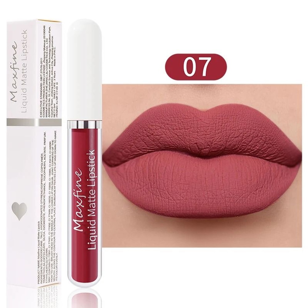 Matte Velvet Waterproof Lip Glaze 8