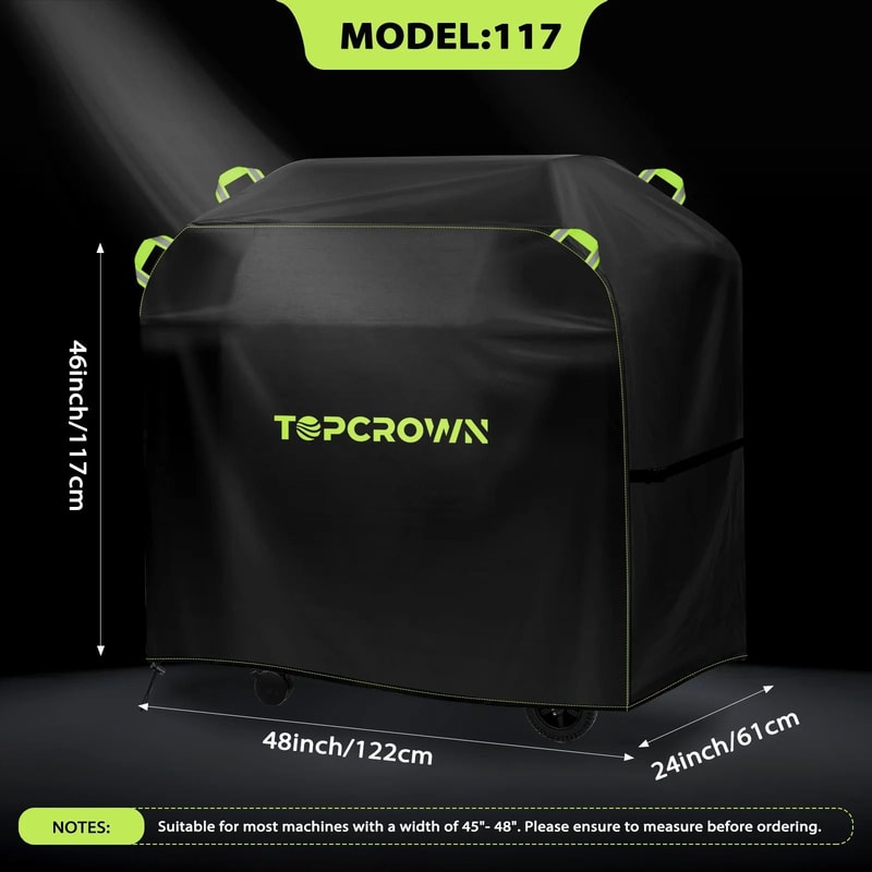 Premium BBQ Grill Cover With Reflective Safety Strips 6
