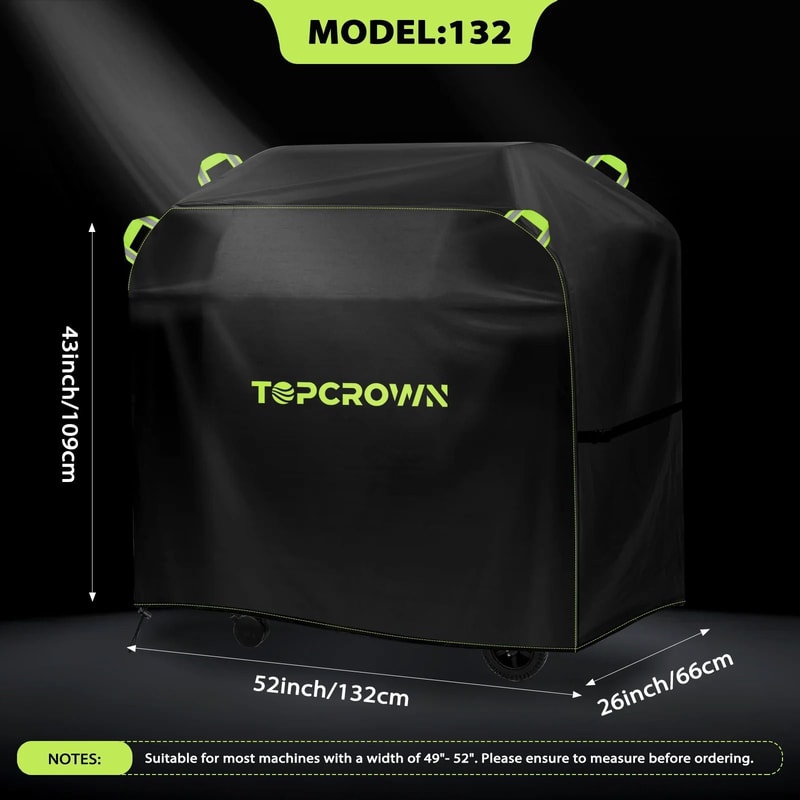 Premium BBQ Grill Cover With Reflective Safety Strips 7