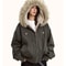 ZAROY Fur Collar Hooded Parka 1