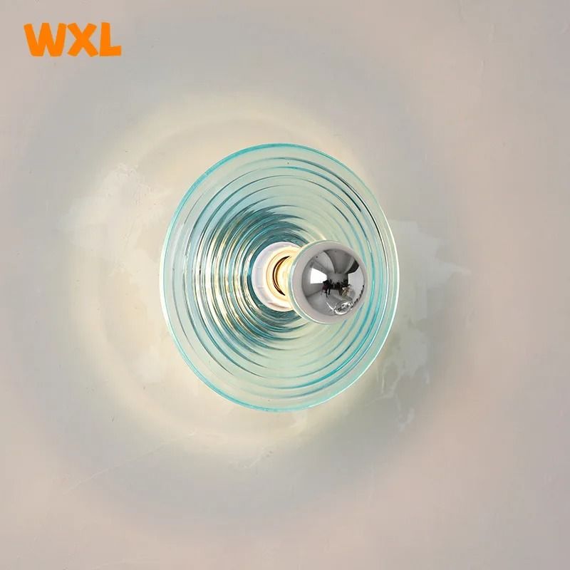 Medieval Corrugated Stained Glass Wall Sconce 3