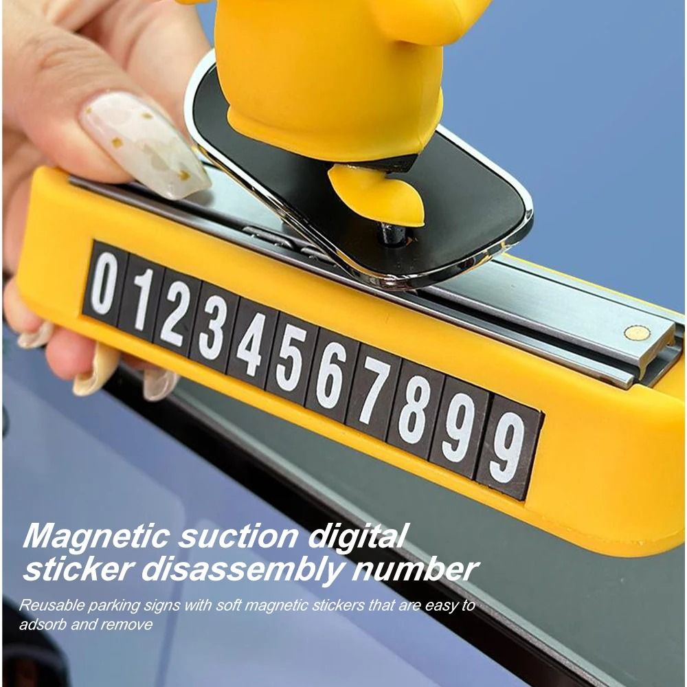 Skateboard Bear Magnetic Parking Number Plate 2