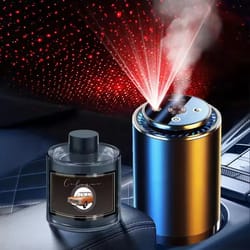 novora smart car diffuser with starry light