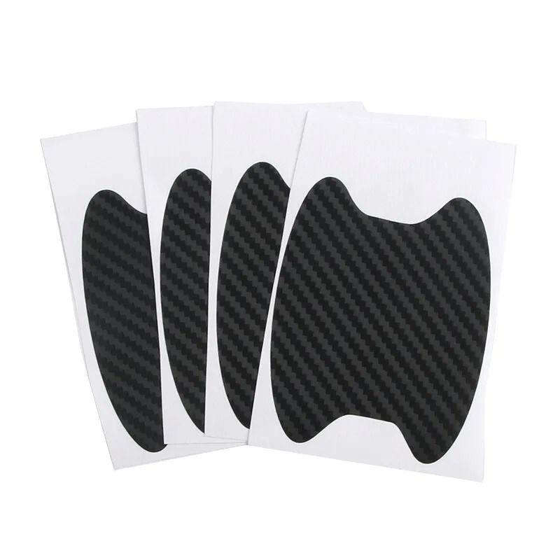 Carbon Fiber Car Door Handle Protection Stickers 1