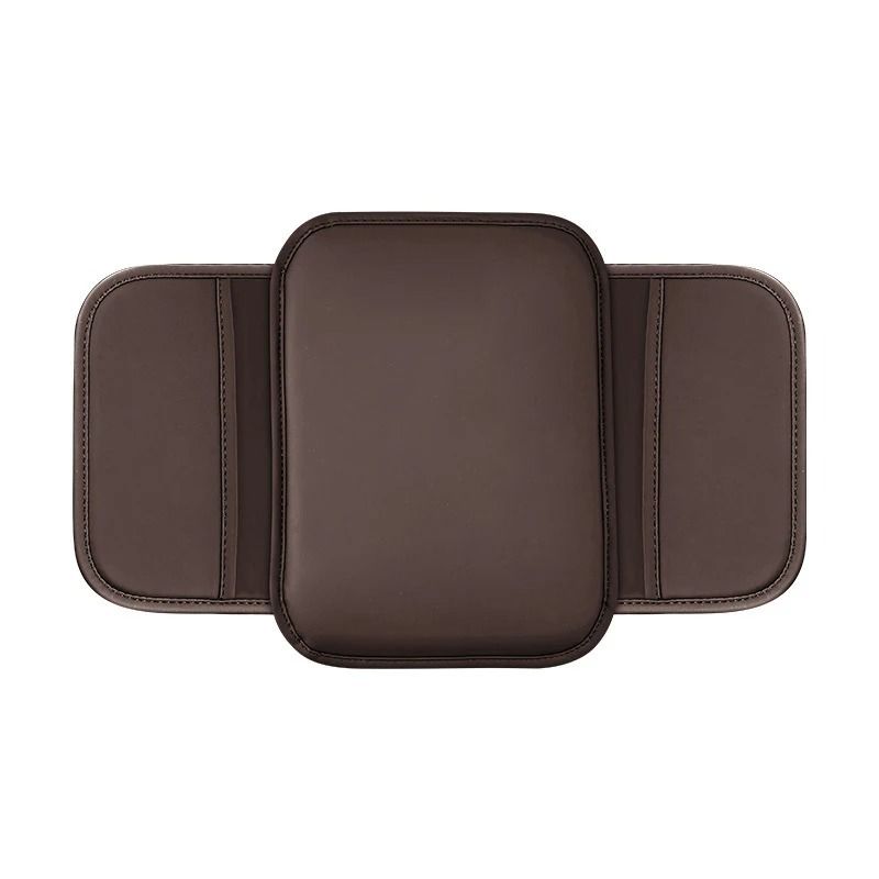 Car Armrest Box Cushion With Storage Pockets 7