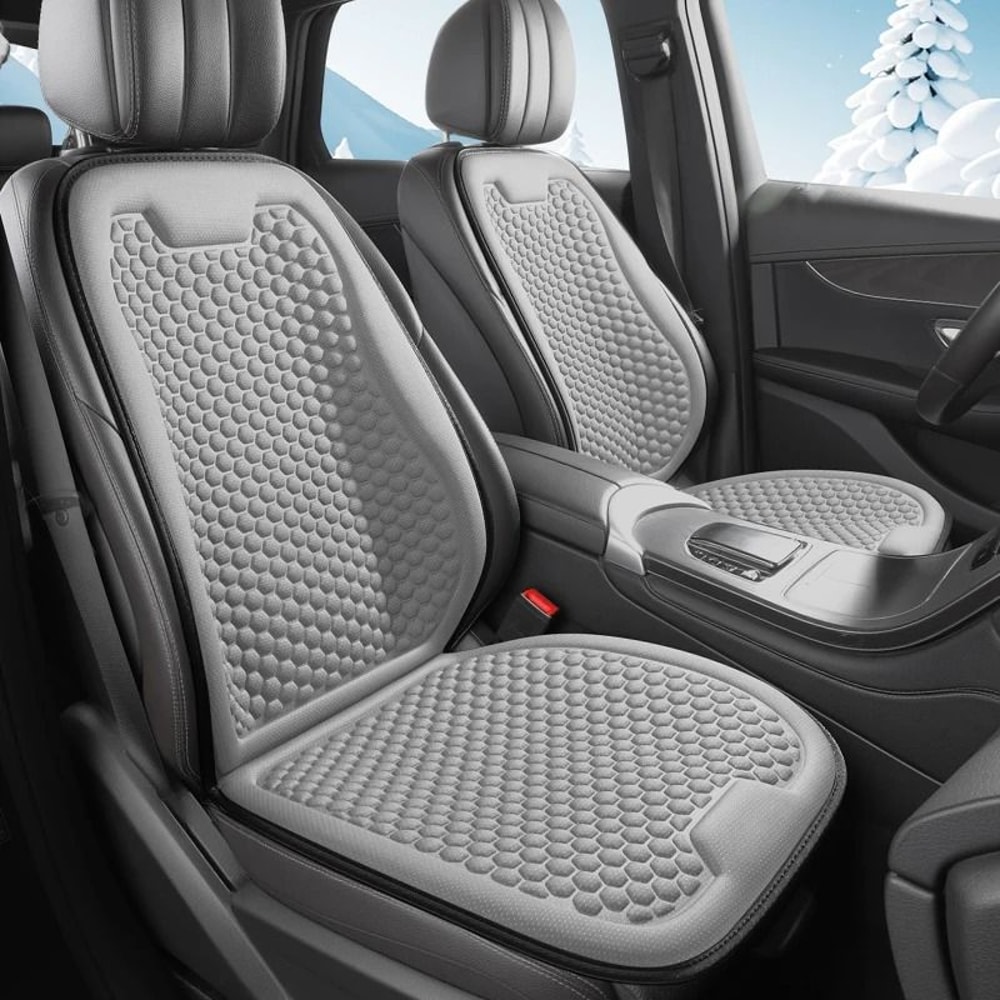 Ice Silk Car Seat Cushion With 3D Spherical Protrusions 1