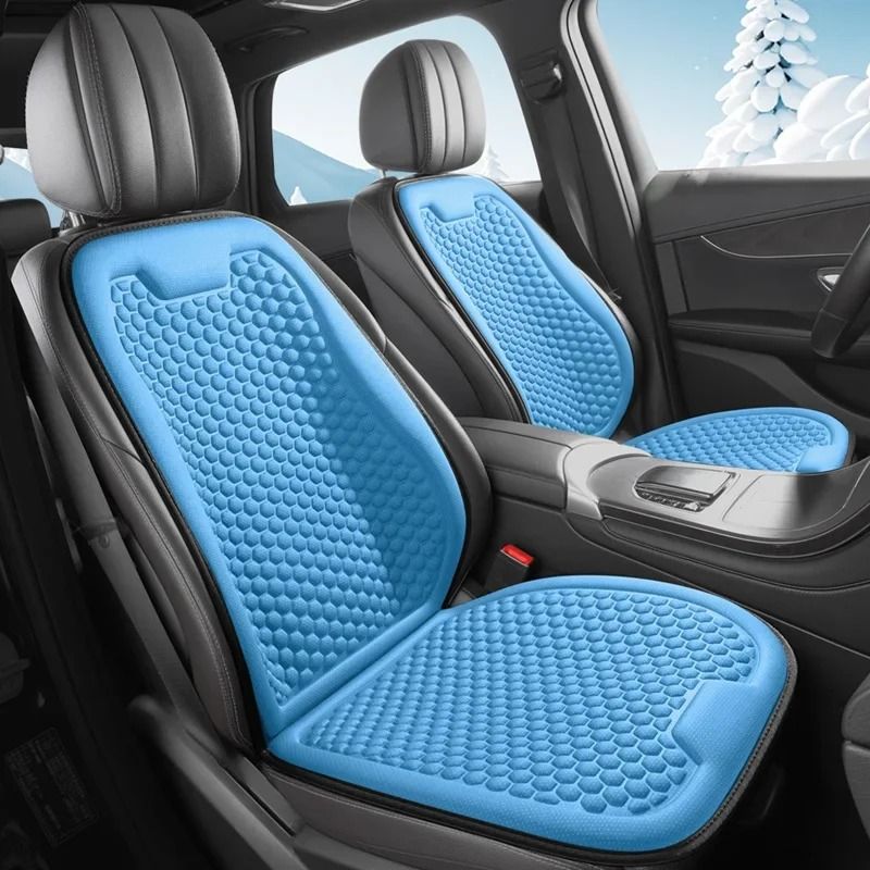 Ice Silk Car Seat Cushion With 3D Spherical Protrusions 3