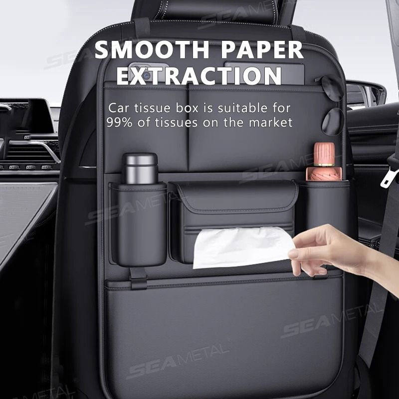 SEAMETAL 6Pocket Car Seat Back Organizer 2