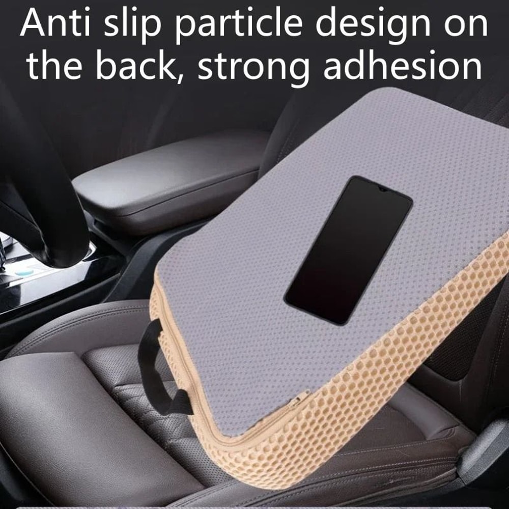 Car Seat Heightening Cushion With Beveled Design 4