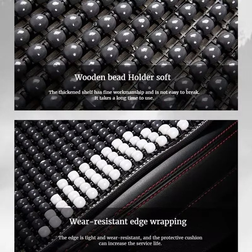 Summer Wooden Bead Seat Cushion 5