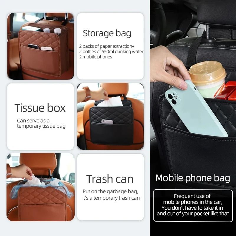 Multifunctional Car Seat Storage Bag 4