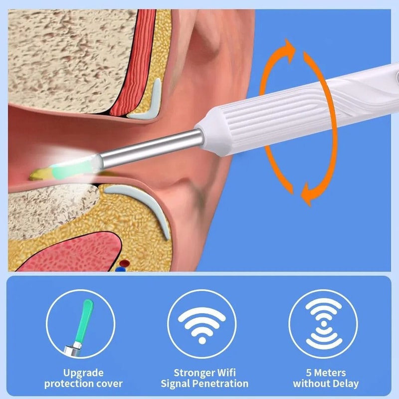 Wireless Visual Ear Wax Removal Kit 3