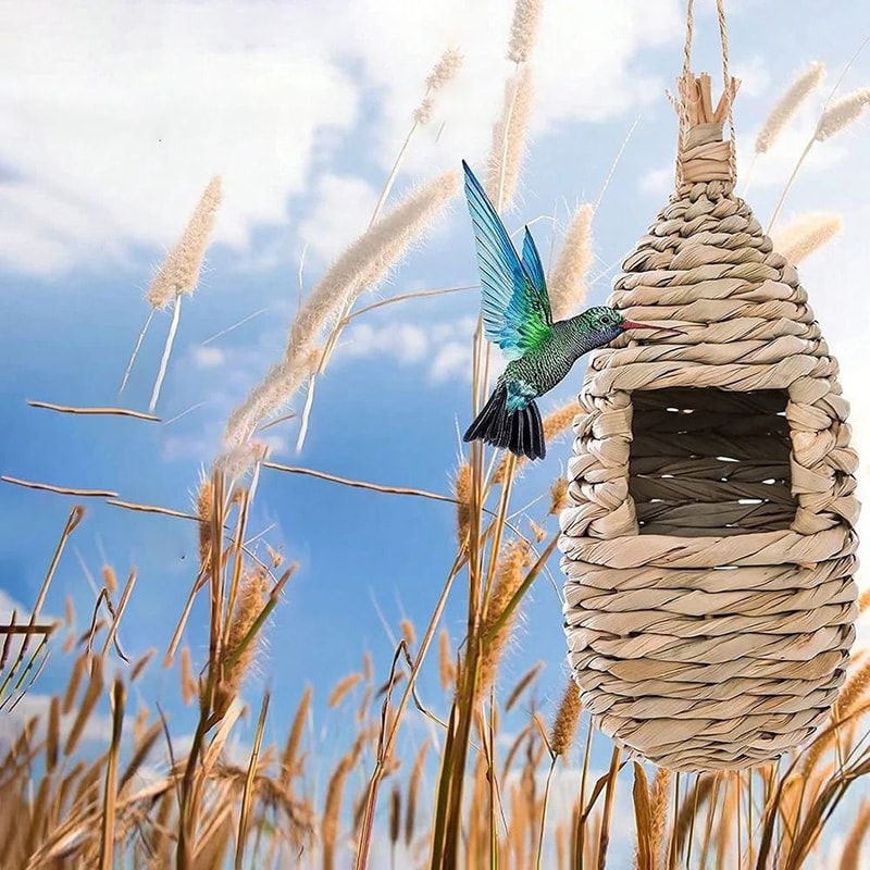 Decorative HandWoven Bird House 1