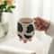 Cute Cow Pattern Ceramic Footed Mug 2