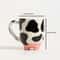 Cute Cow Pattern Ceramic Footed Mug 5
