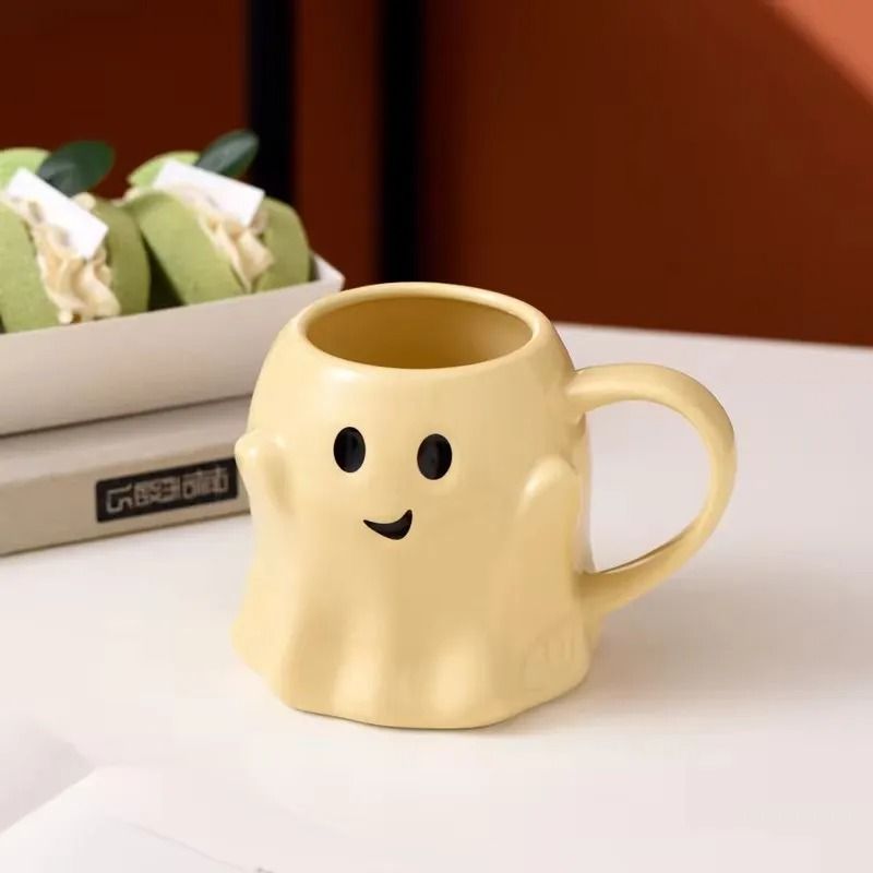 Creative Halloween Ghost Ceramic Mug 7