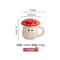 Product Name Creative Red Mushroom Ceramic Mug With Decorative Lid 6