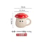 Product Name Creative Red Mushroom Ceramic Mug With Decorative Lid 6