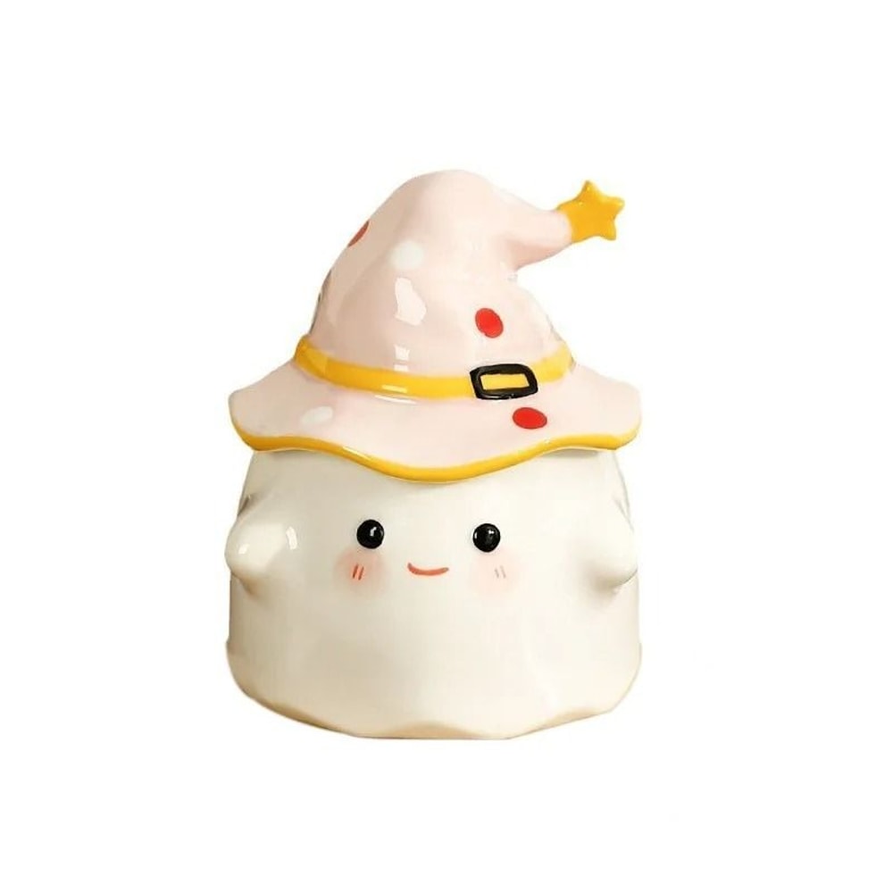 Product Name Funny Ghost Ceramic Mug With Magic Party Lid 4