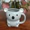 Product Name Childrens Cartoon Ceramic Mug With Bear And Raccoon Designs 2