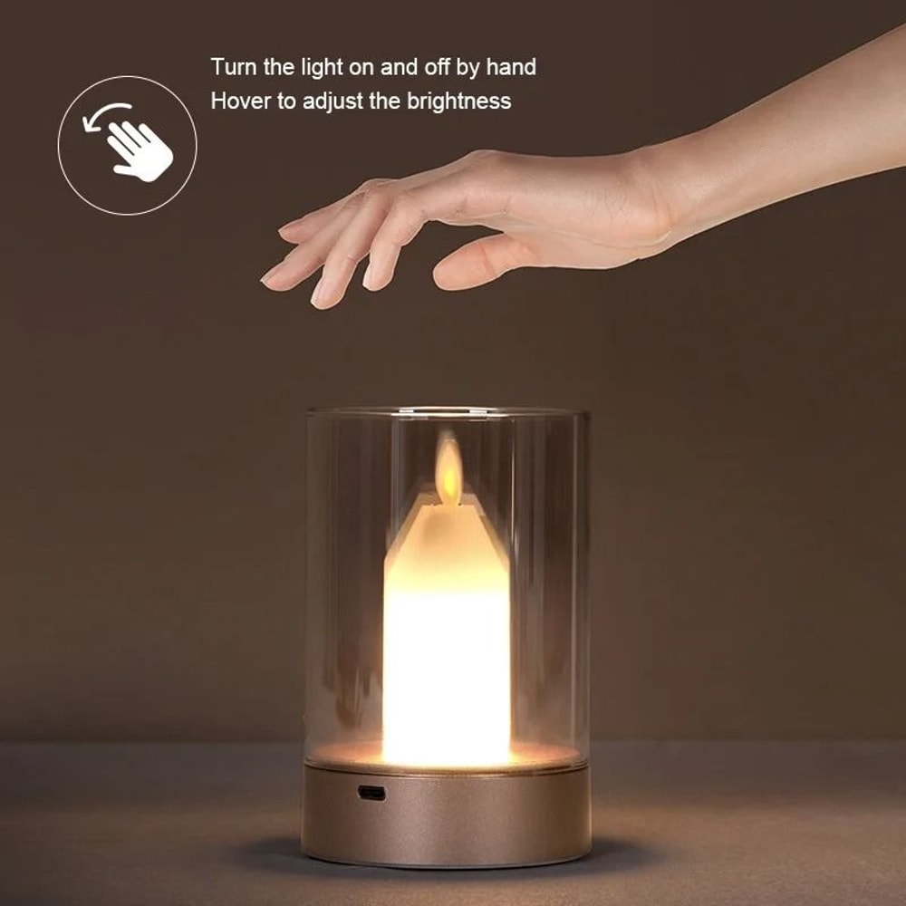 Intelligent Candlelight Atmosphere PIR Motion Sensor LED Night Light 0