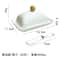 Light Luxury Cheese Storage Case With Premium Butter Keep Fresh Lid 8