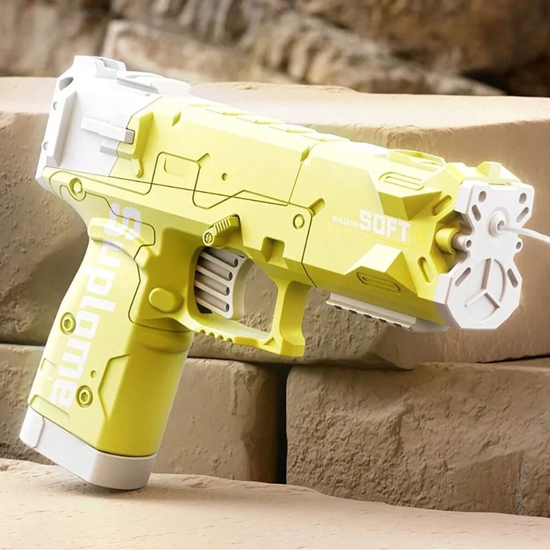 Transparent Desert Eagle Water Toy Gun With Manual Burst Performance 10