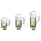 Square Mouth High Borosilicate Glass Tea Pitcher With Integrated Filter 1