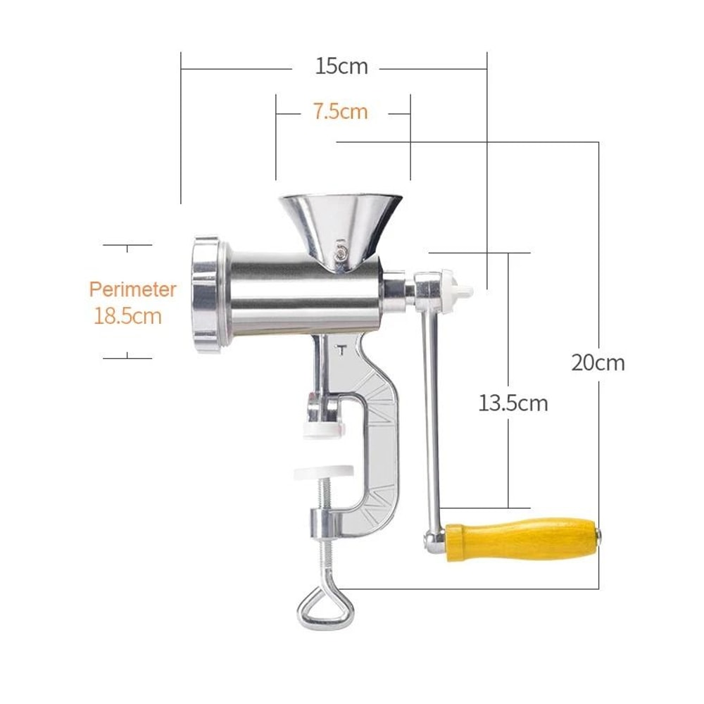 Manual Meat Grinder Sausage Maker Machine With HeavyDuty Aluminum Alloy Framework 3