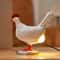Simulated Chicken Night Light Ornament With Funny EggLaying Illumination 1