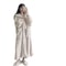 Autumn And Winter Facecloth Female Coral Velvet Long Home Wear Robe 5