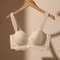 French Lace Bra For Women Big Chest Appears Small Pushup Breast Collection Anti Sagging Lingerie 4